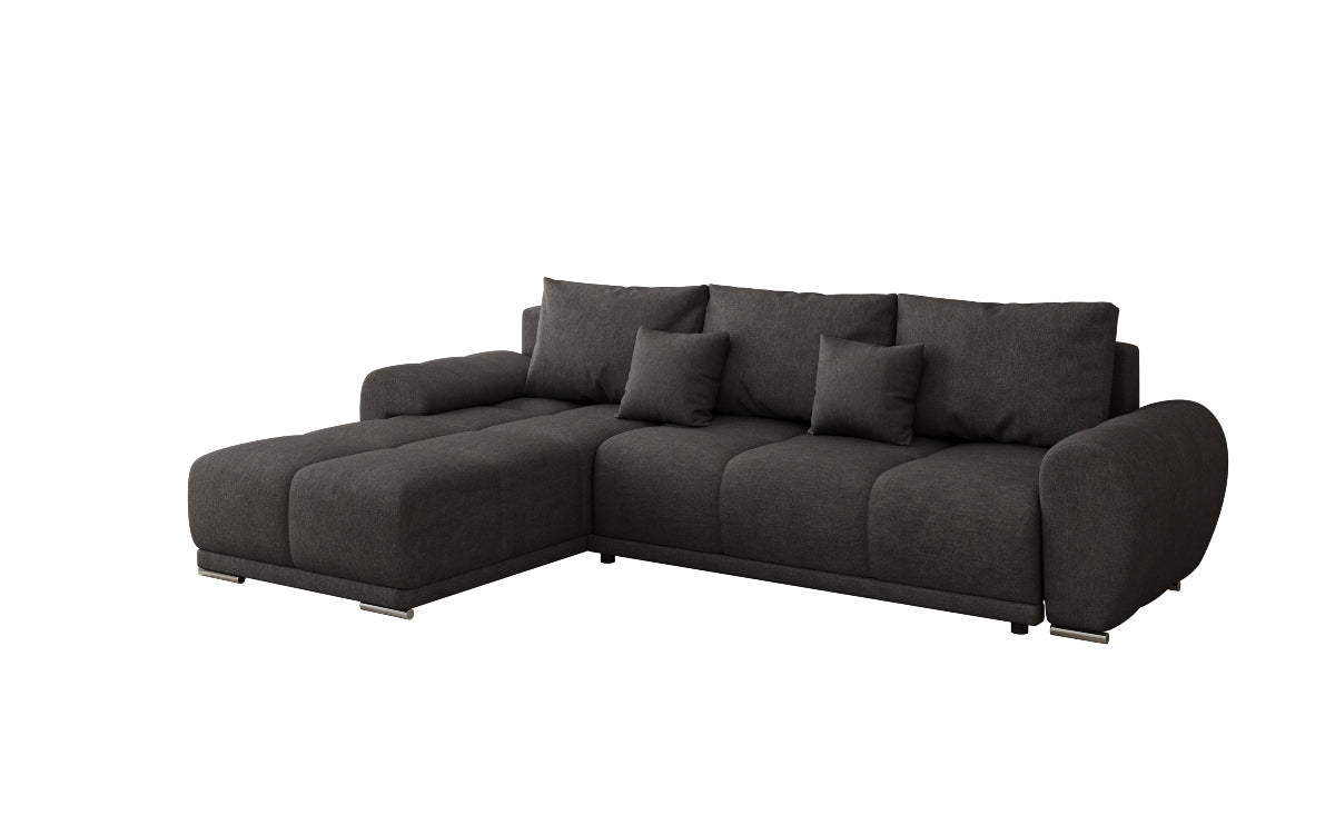 Designer Sofa Leni L mit Schlaf- und Klappfunktion in Stoff