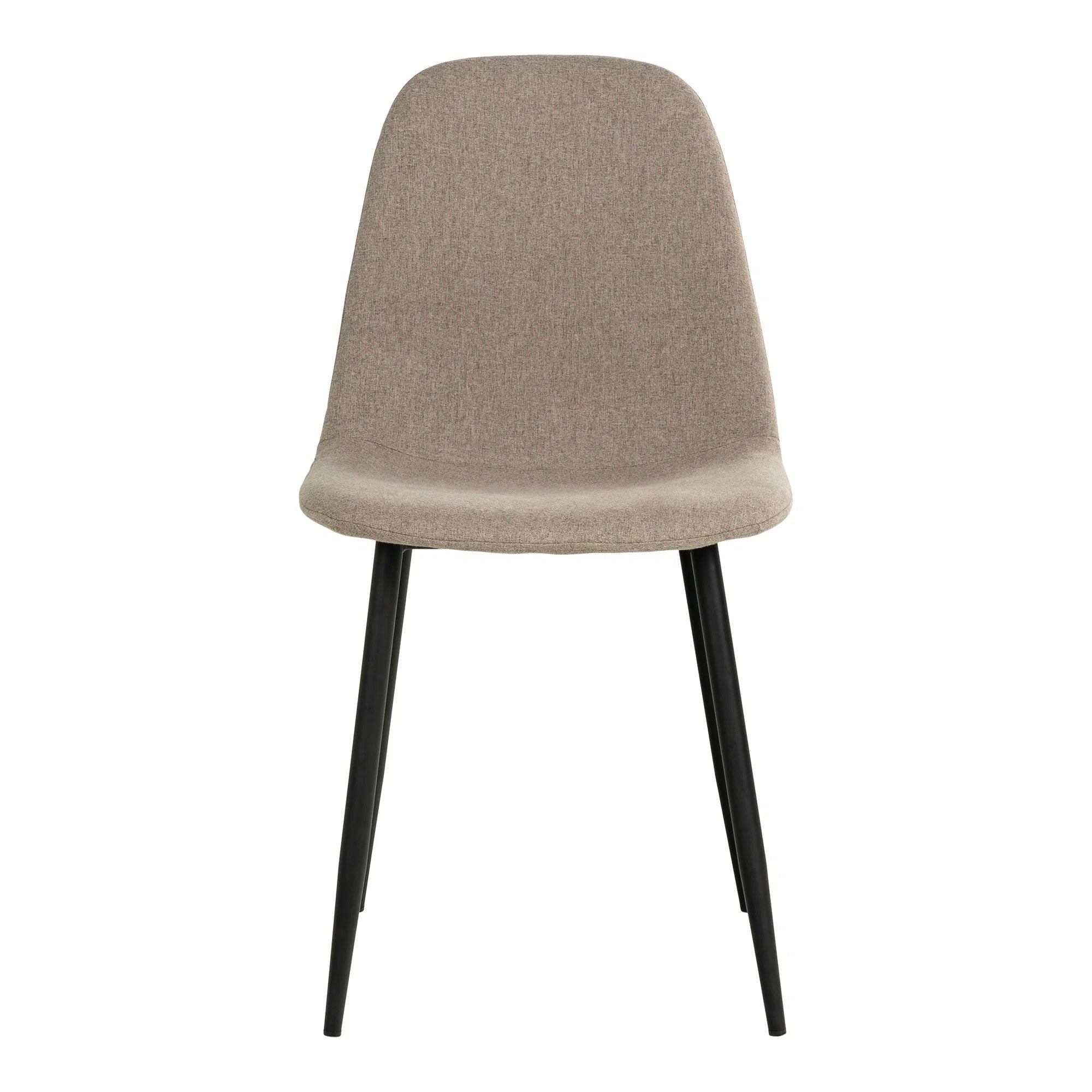2er Set - Designer Stuhl Wien in Stoff Beige