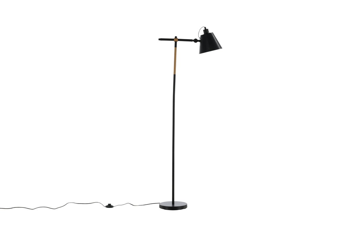 Stehlampe „California“ – markantes, modernes Design in Schwarz