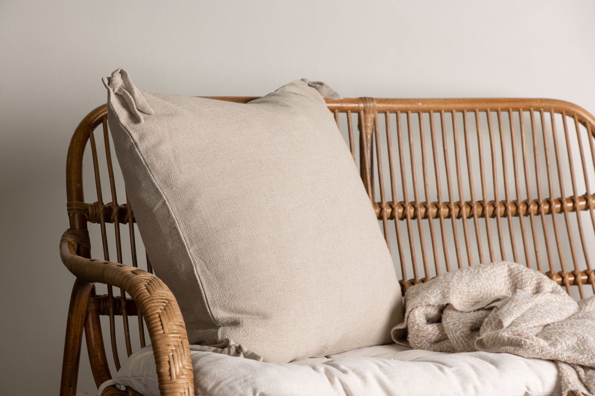 Kissenbezug Alabaster - 60x60 cm in Beige