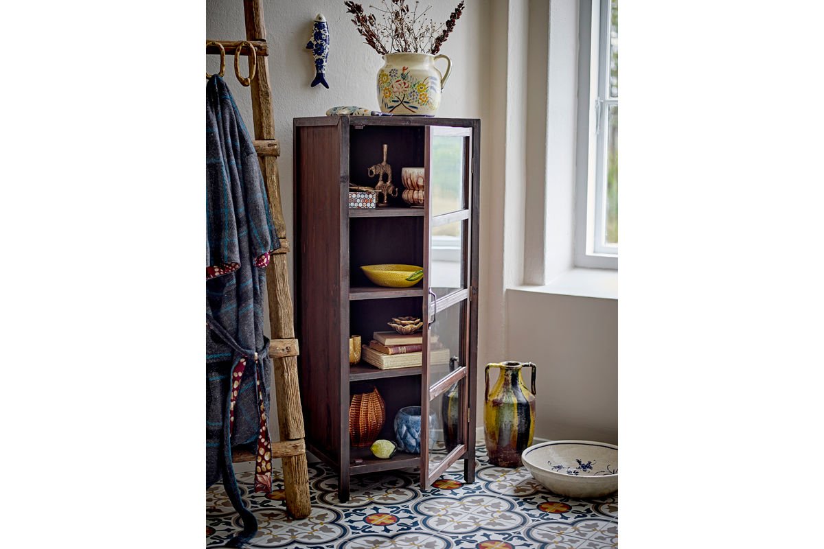 Blumentopf Mareva – Reaktive Glasur in tiefem Blau