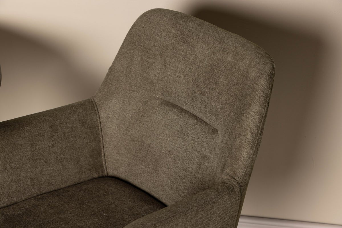 2er Set - Stuhl Future mit Beinen in modernem Walnussbraun