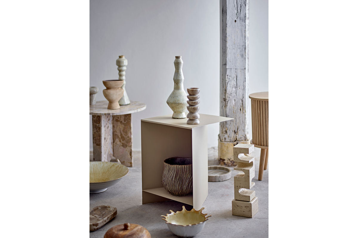 Beistelltisch Aira – Metall in Naturton