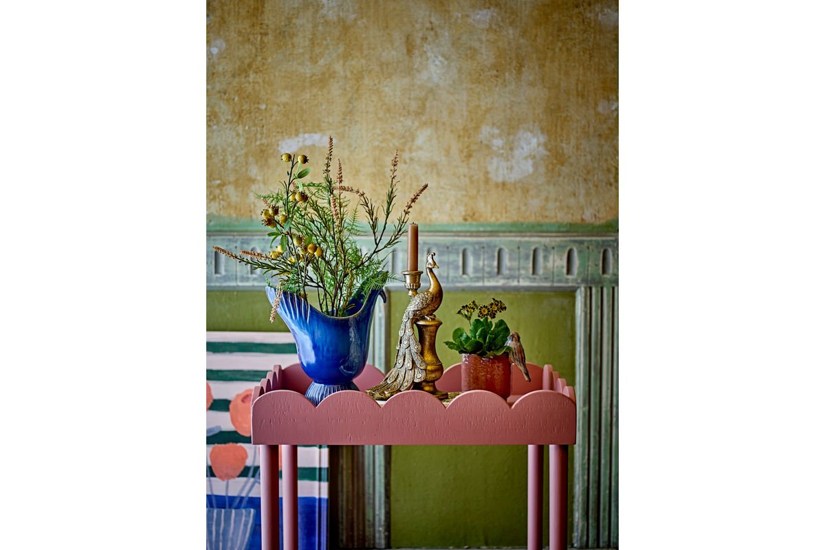 Vase „PfauPfau“ – aus Steingut