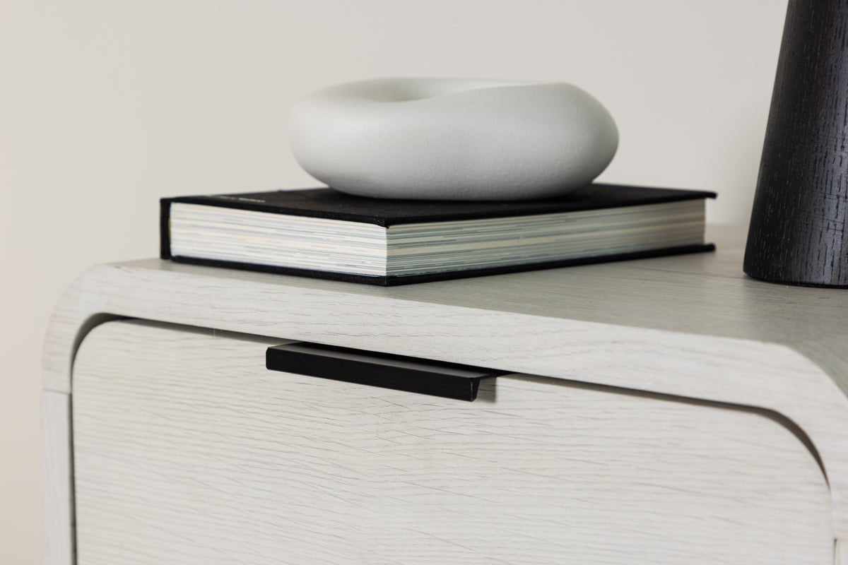 Beistelltisch Mina – in Weiß mit Schublade