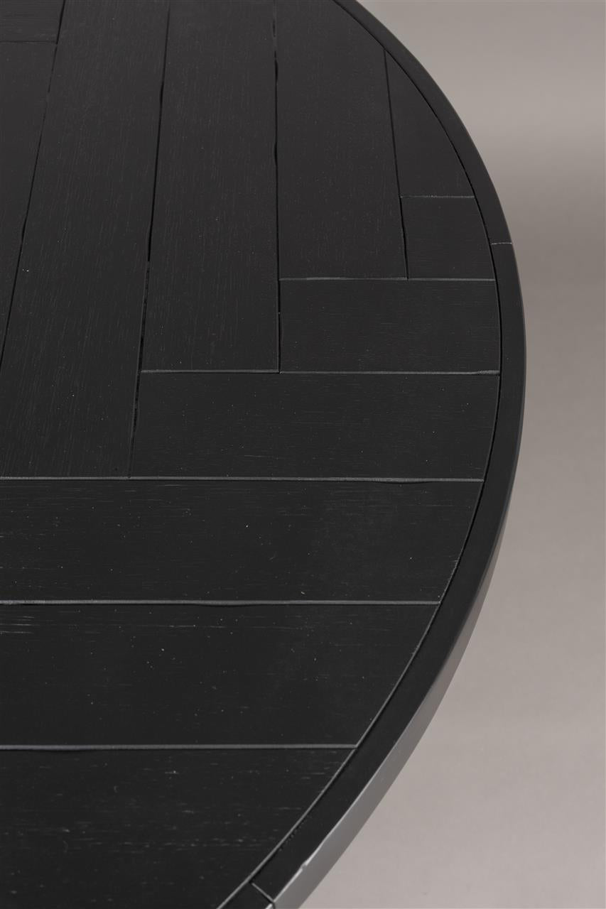 Esstisch Iloria 120' – aus Holz in Schwarz