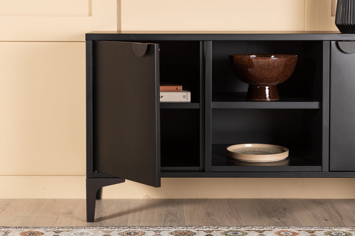 Designer TV-Lowboard Aureon – Modernes Design in Beige oder Schwarz