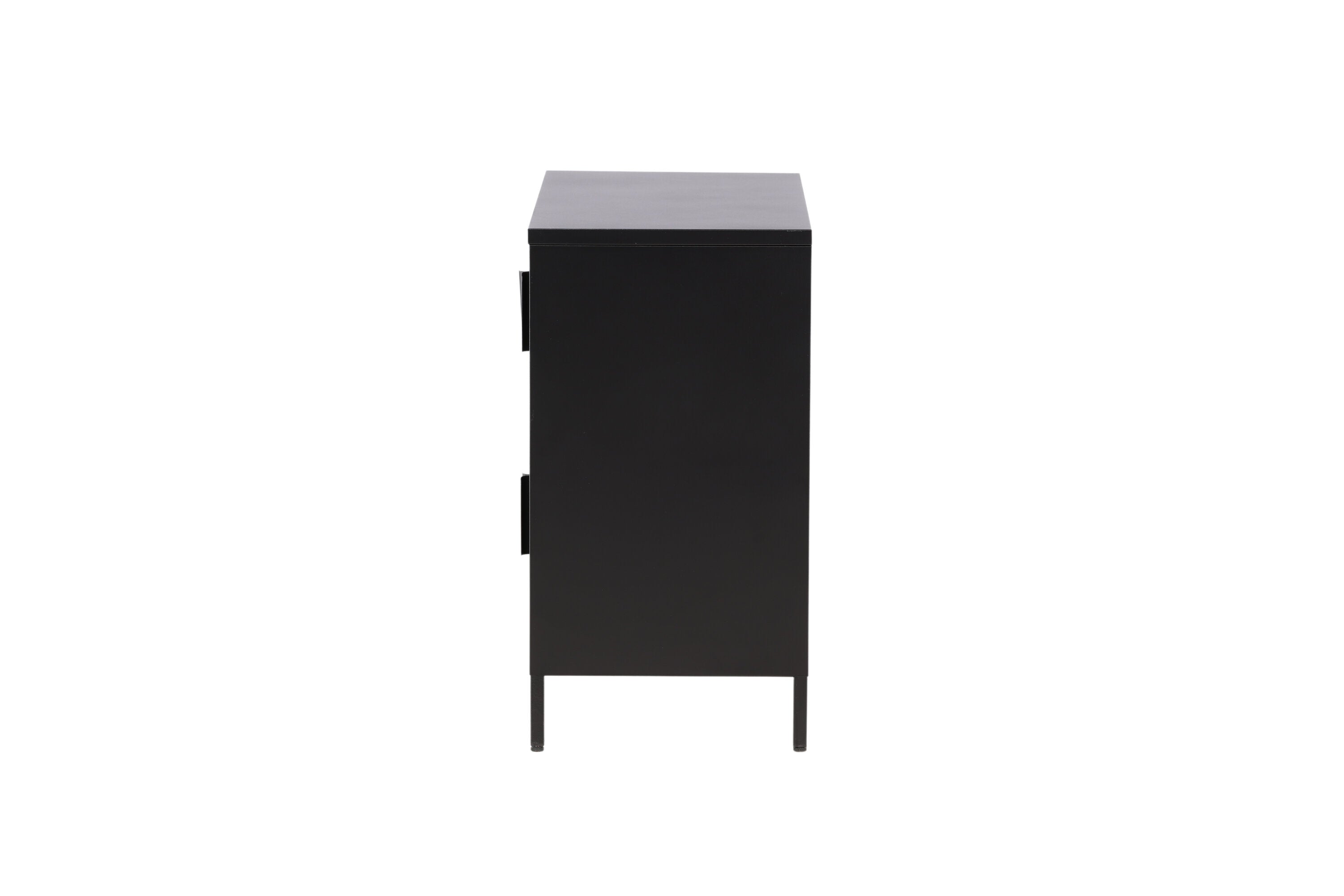 Kommode Berit – Industrial Design in Schwarz