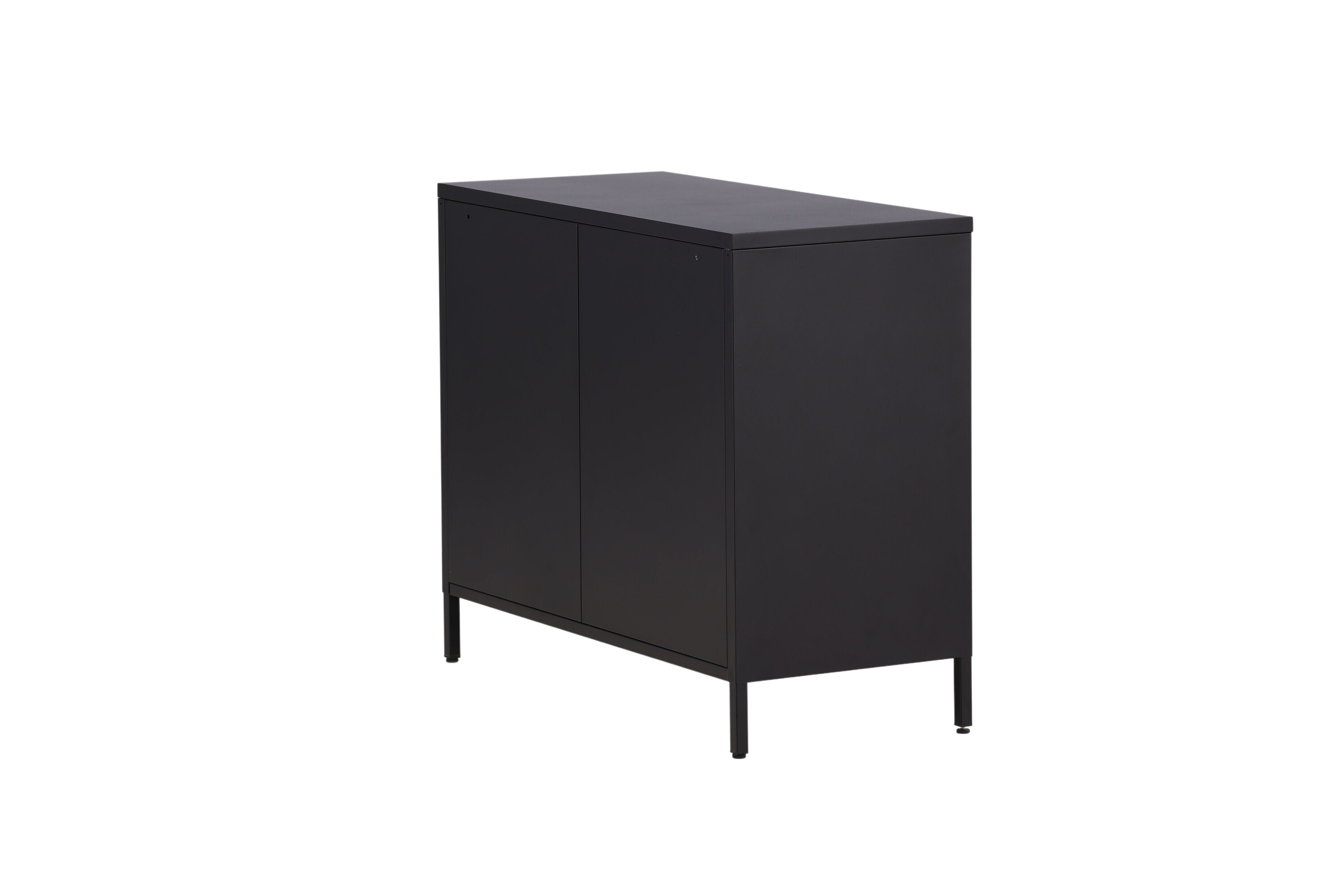 Kommode Berit – Industrial Design in Schwarz