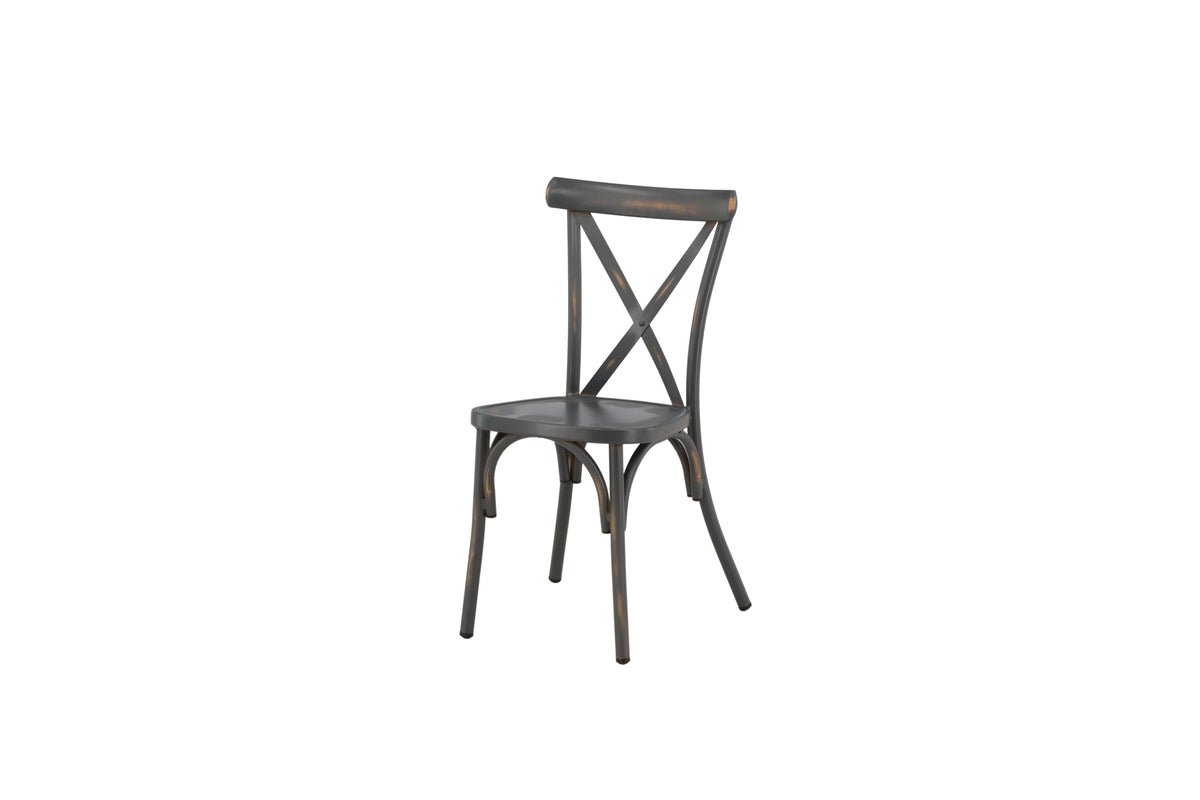 2er Set - Gartenstuhl Ellen aus Aluminium