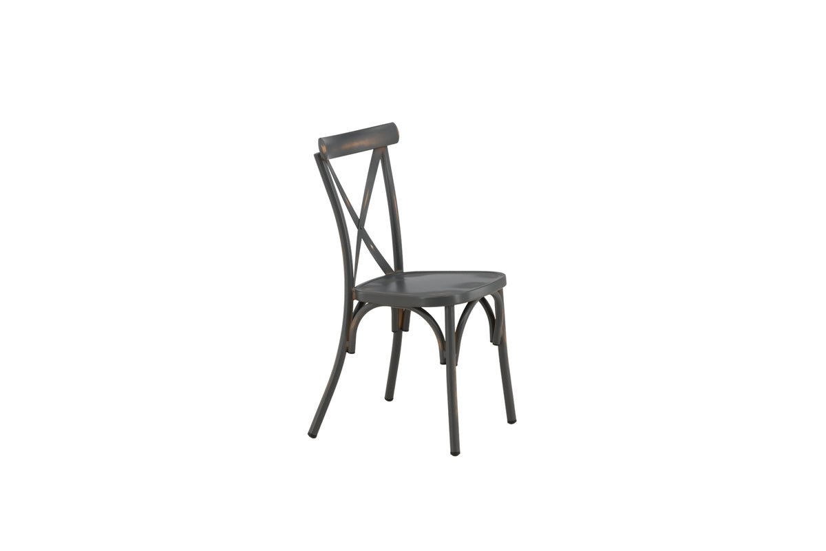 2er Set - Gartenstuhl Ellen aus Aluminium