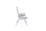 2er Set - Gartenstuhl Kara - Gestell aus Aluminium, Sitzfläche aus Textilene, verstellbar