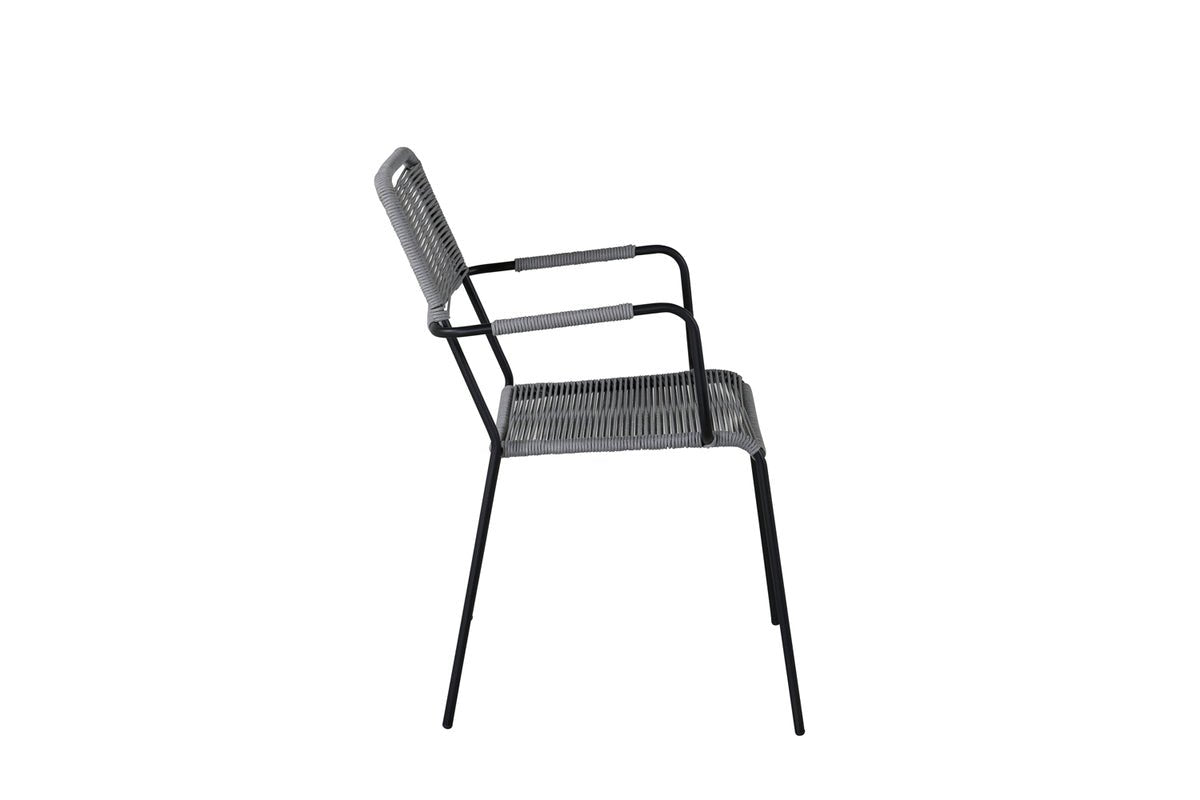 2er Set - Gartenstuhl Marla aus Metall/Polyester