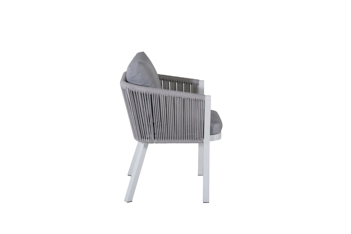 2er Set - Gartenstuhl Myria aus Metall/Polyester