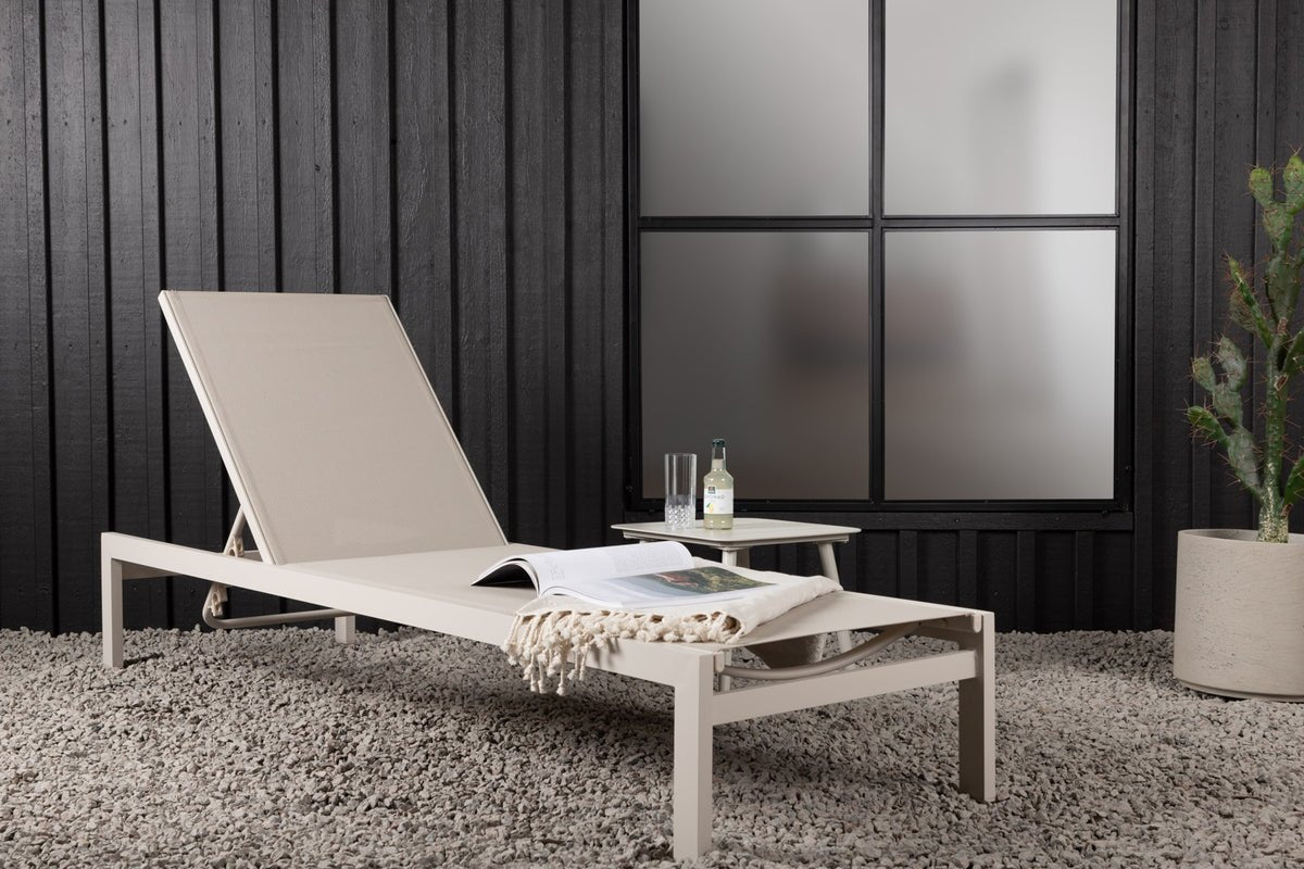 2er Set - Sonnenliegen "Arvella" aus Aluminium & Textilgewebe in 2 Farben