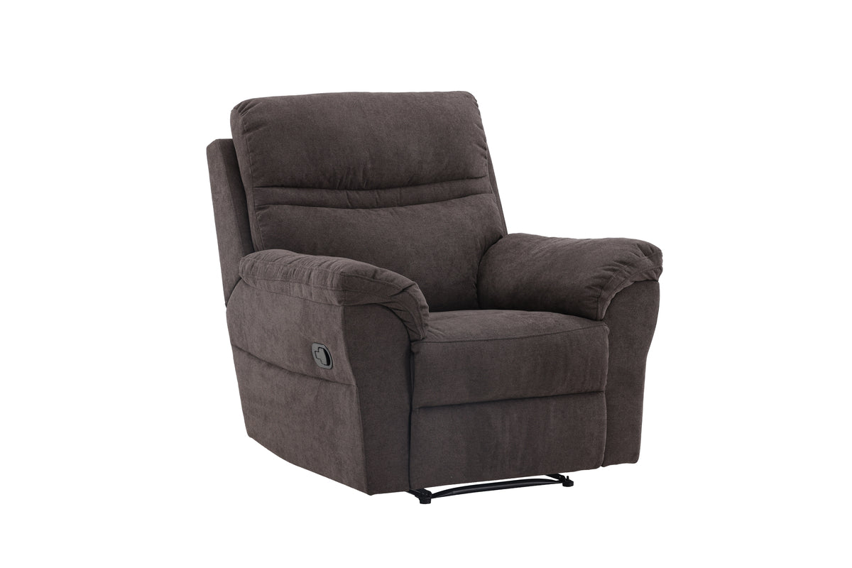 Sessel Toronto - Klappbar mit Fußstütze in der Farbe Braun