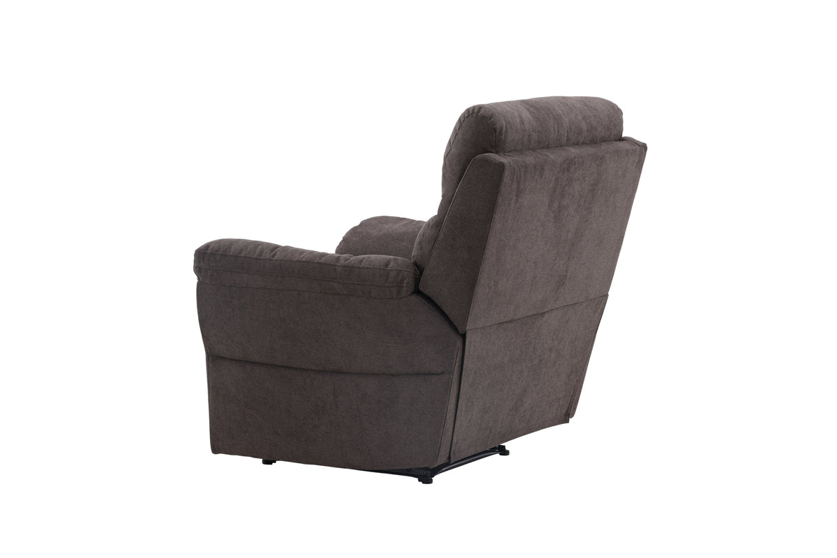 Sessel Toronto - Klappbar mit Fußstütze in der Farbe Braun