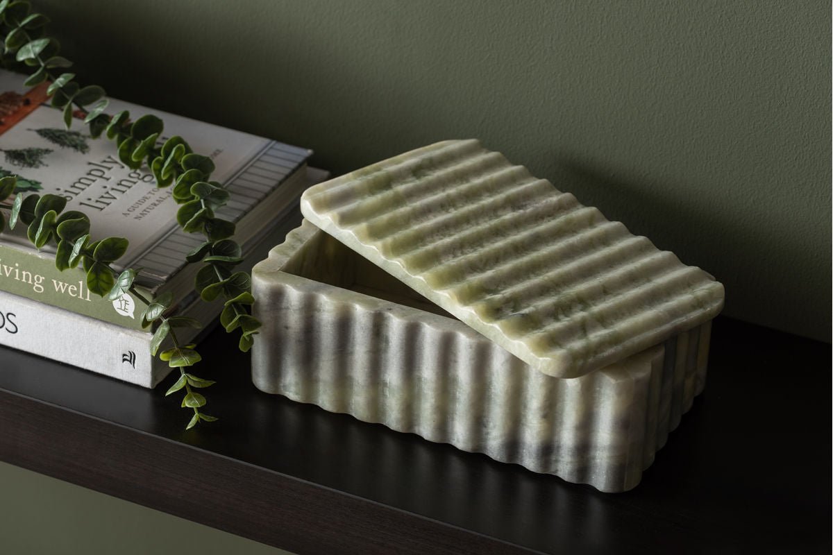 Schale Vespera – gefertigt aus Marmor - mit Deckel