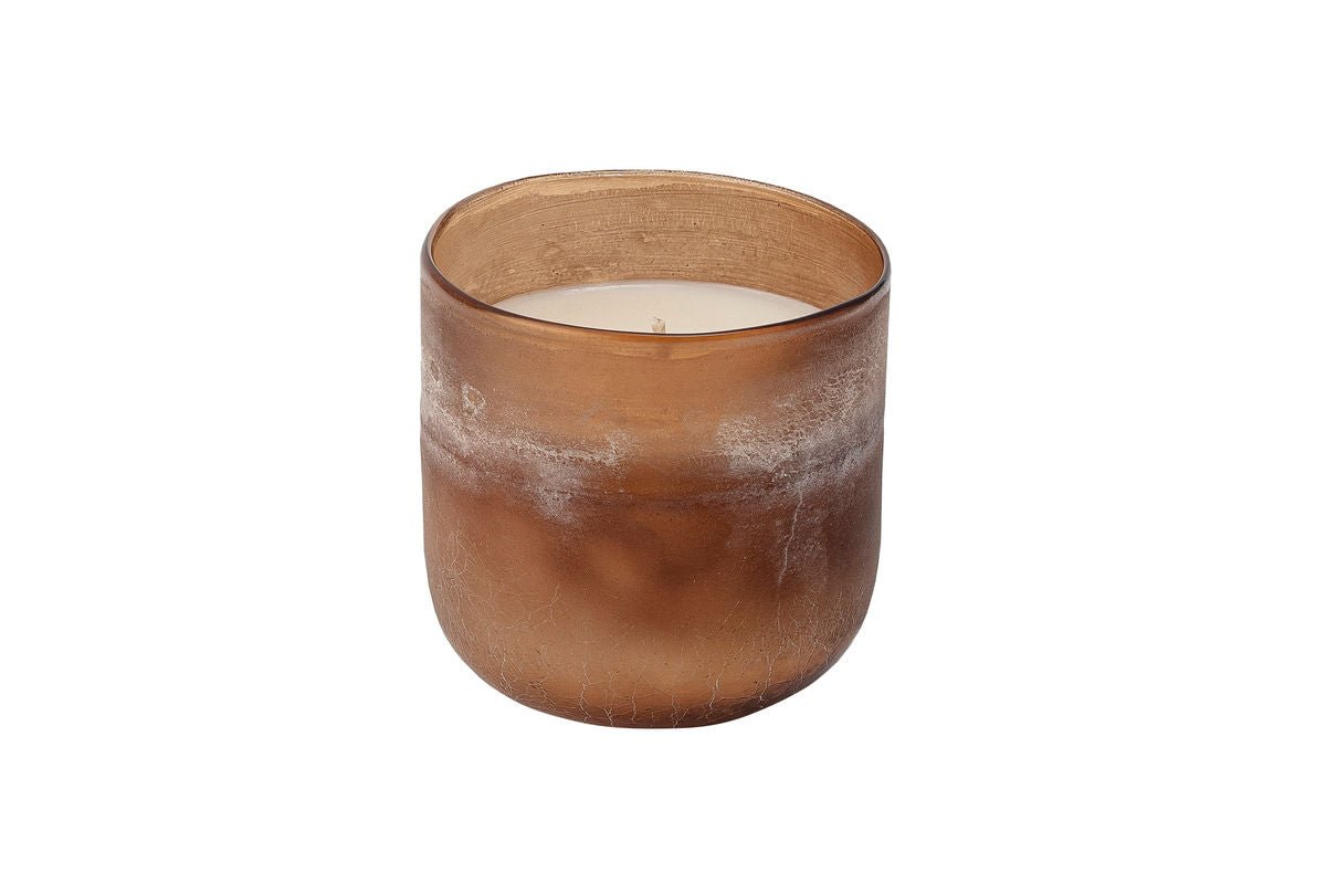 Duftkerze Redwood – Natürliches Wachs im ästhetischen Braunglas