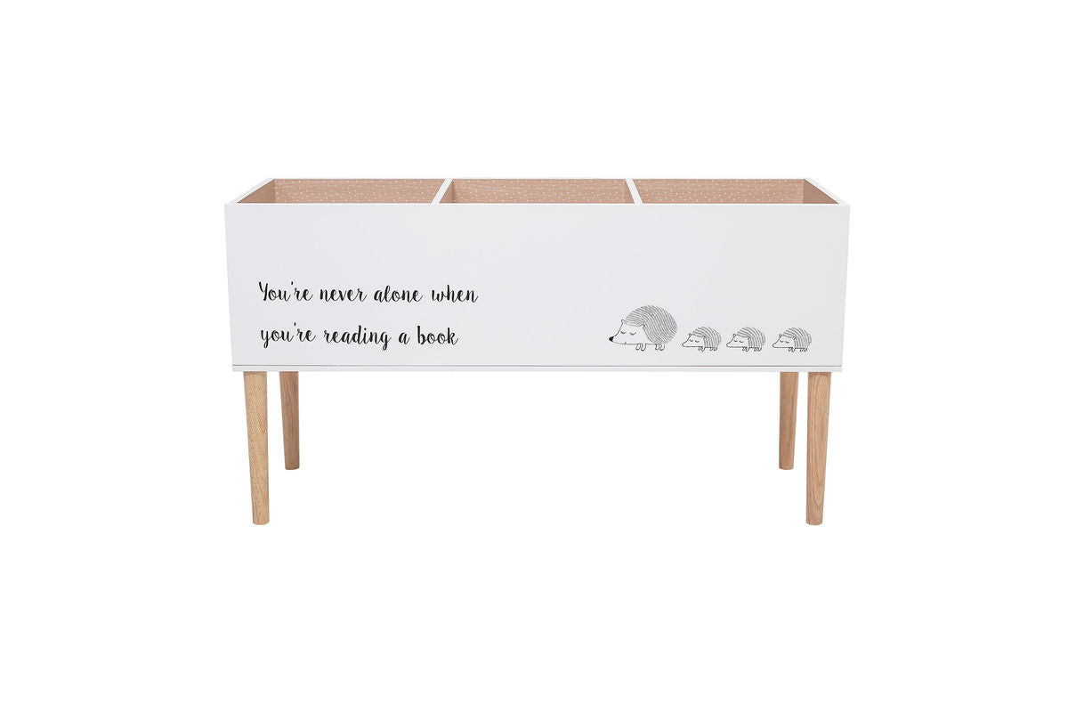 Bücherständer Lio – Weißes Kinderregal aus MDF