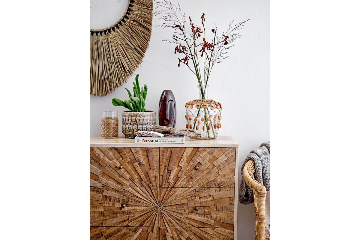 Überwurfdecke Noa – Grau, aus recycelter Baumwolle