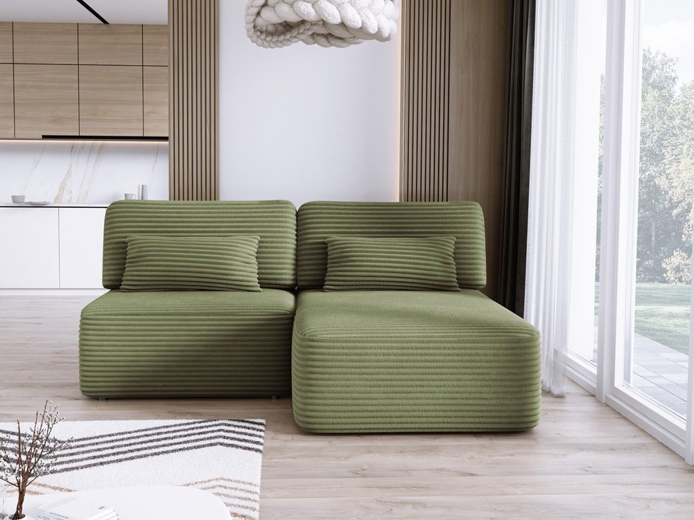 Designer Sofa Tilia Cord mit Schlaffunktion und Stauraum