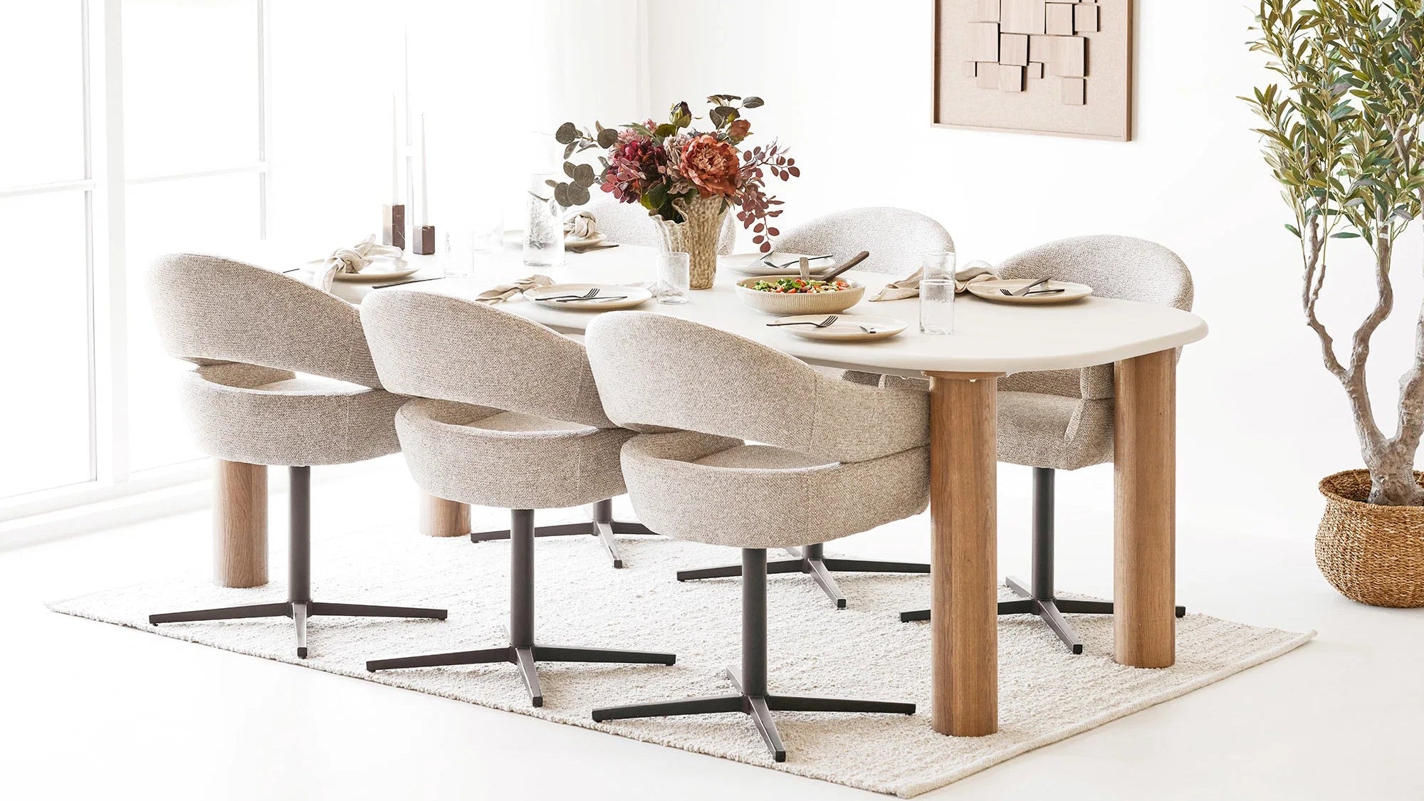 Teppich Barni - in einem warmen Beigeton