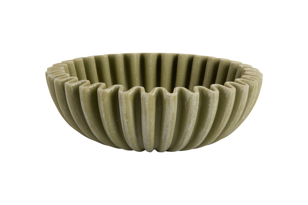 Schale Zorin klein – gefertigt aus Polyresin / Wellenform