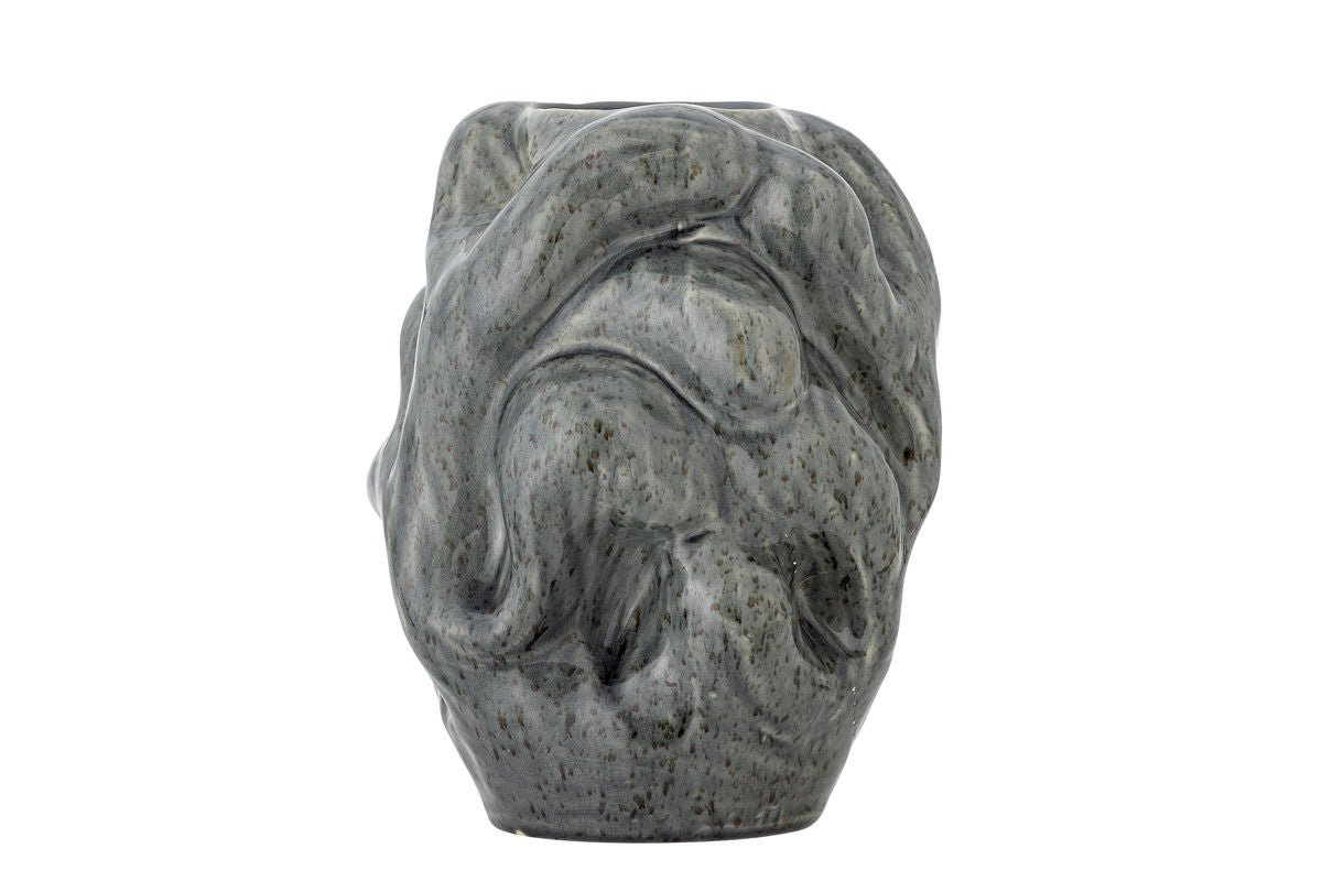 Vase „Grey Value“ – aus Steingut