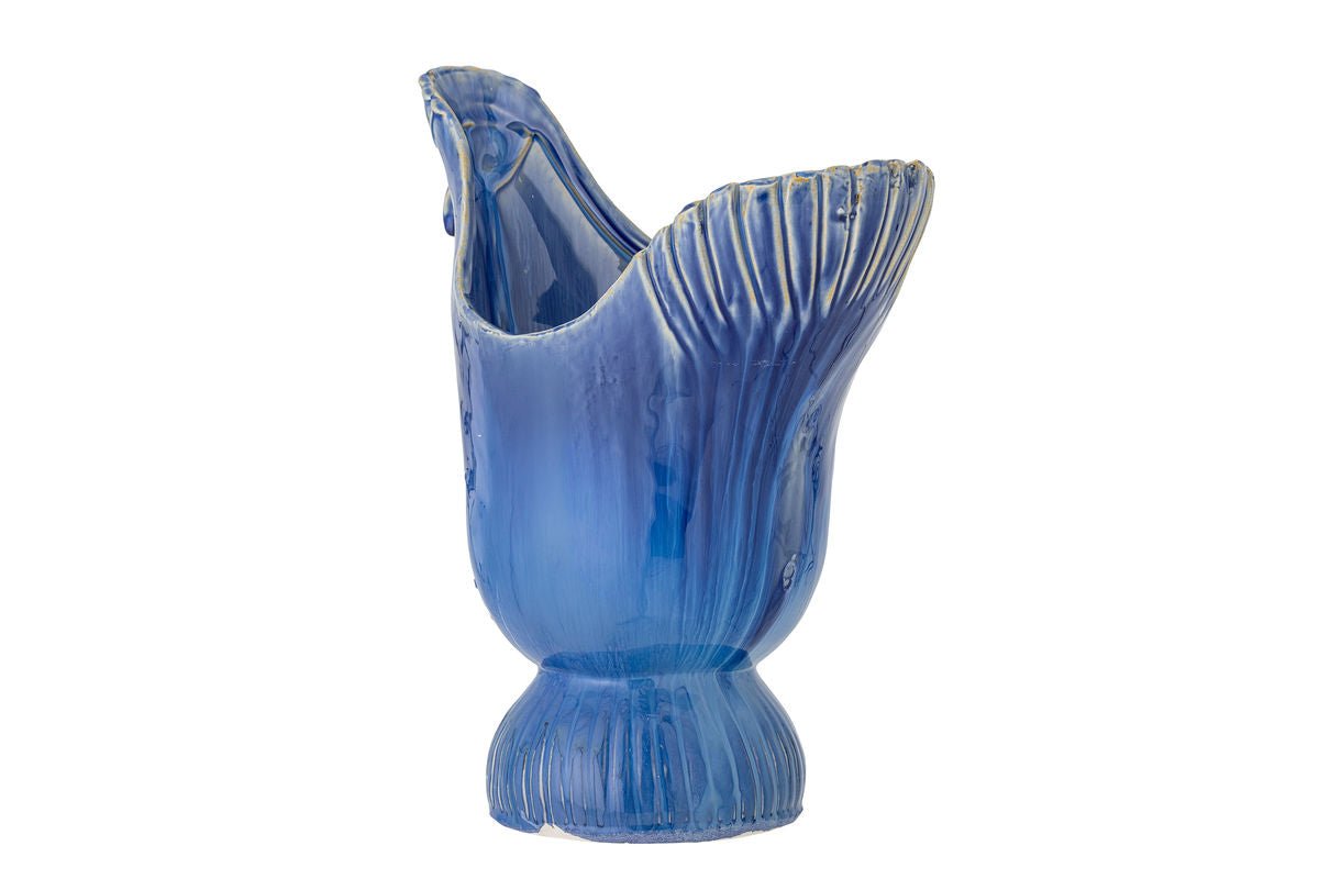 Vase „PfauPfau“ – aus Steingut