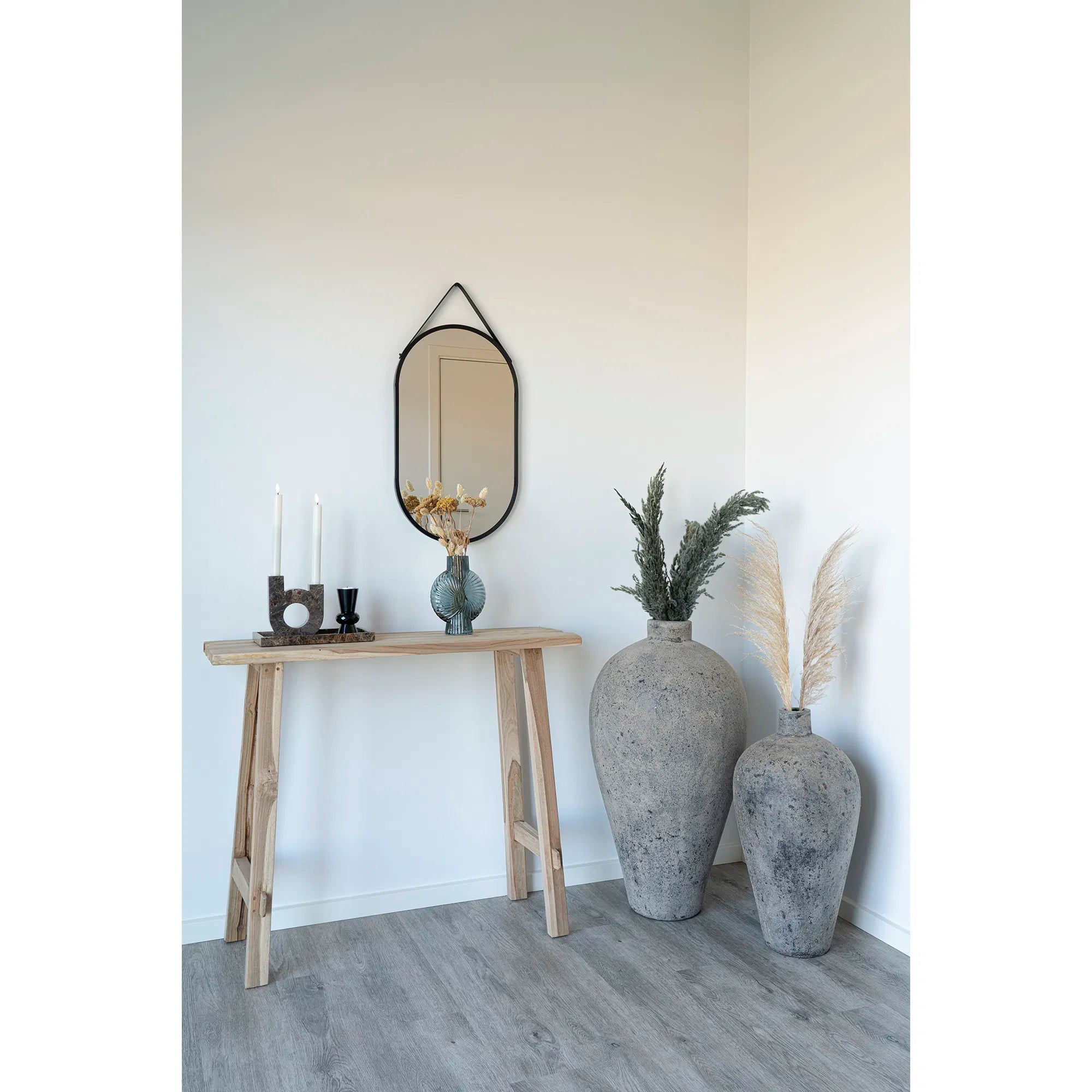 Spiegel Levanto – Hängespiegel mit schwarzem Rahmen (35×60 cm)