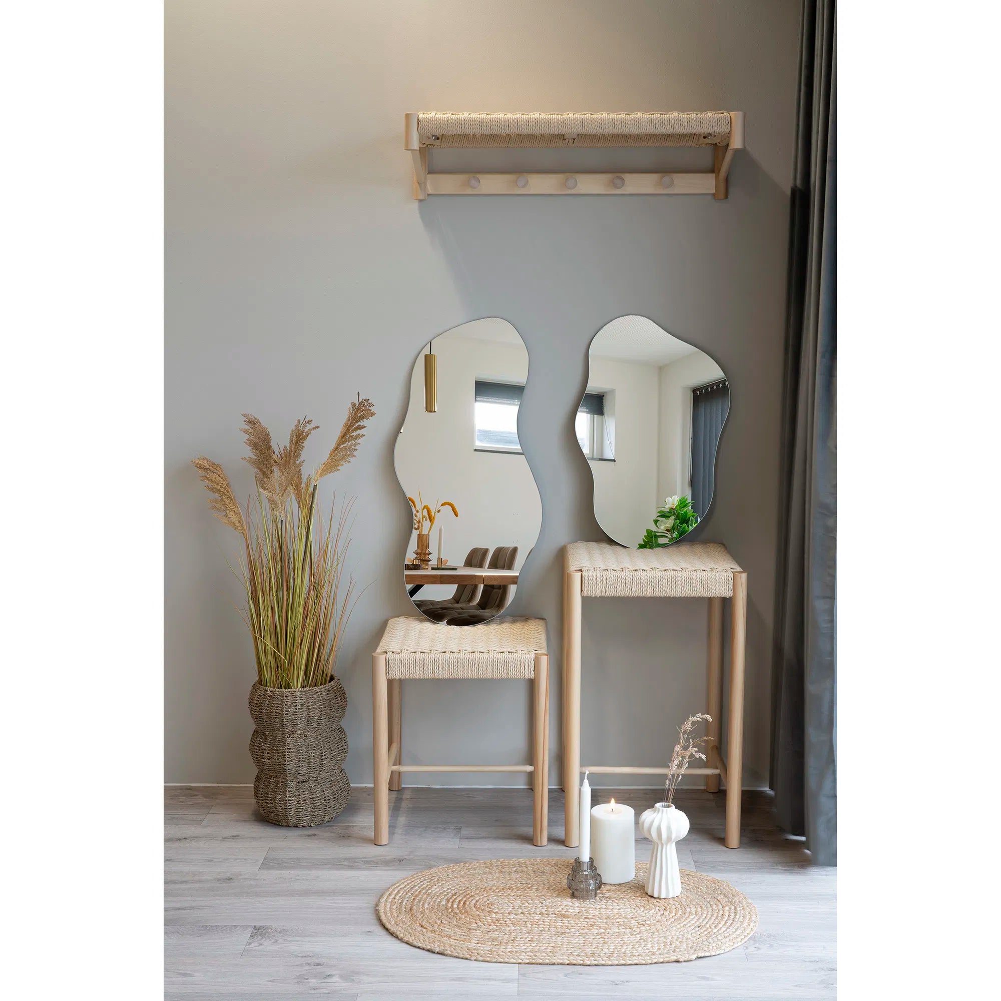 Spiegel Orviano – Organische Form aus Glas (40×60 cm)