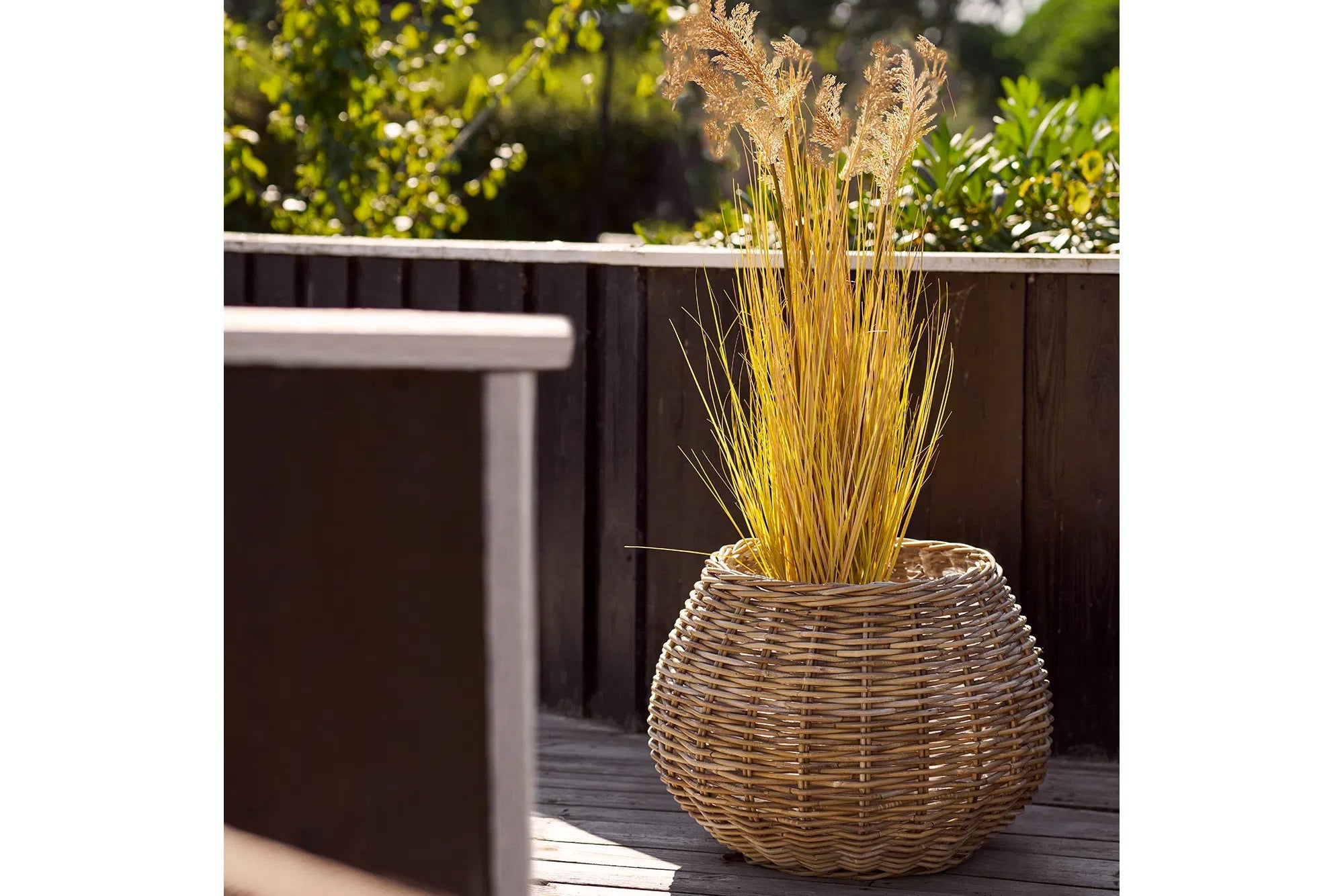 Planzkorb „Avenora“ – aus Kubu-Rattan 2er Set