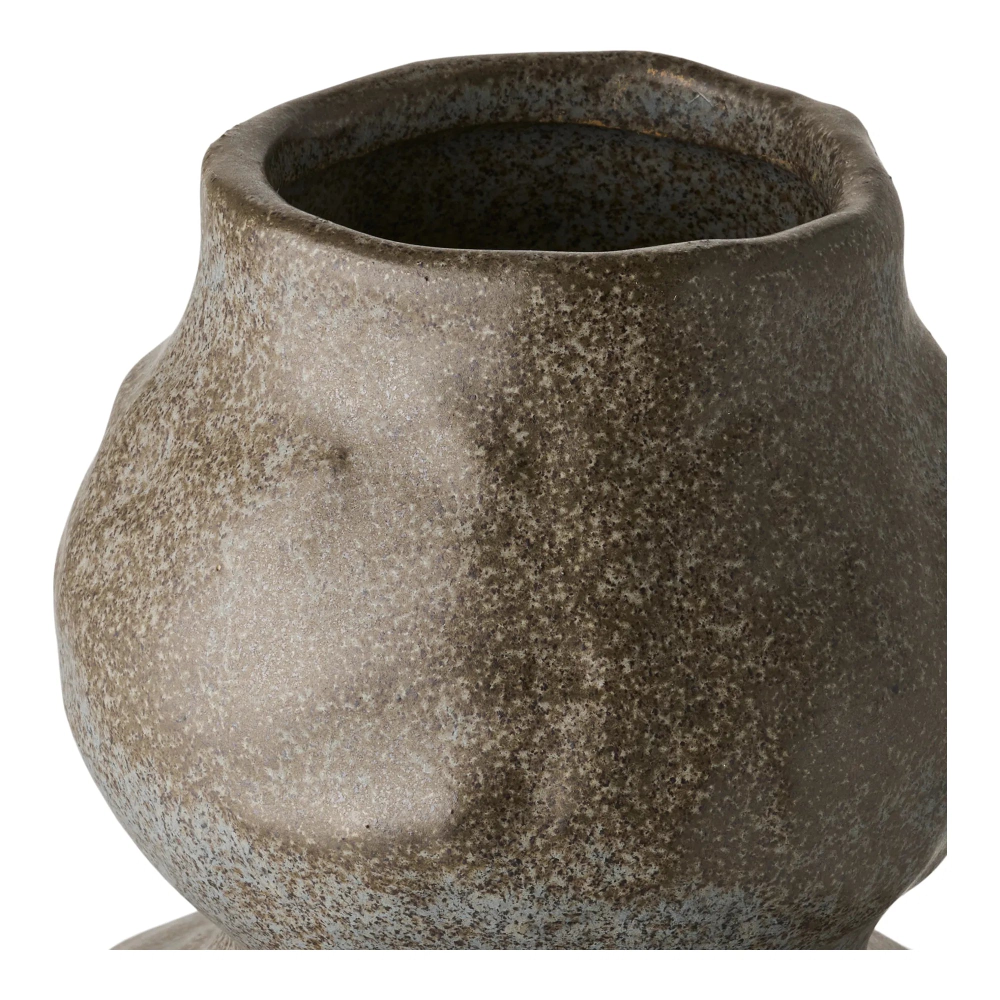 Vase Liora – Dunkelgraue Keramik
