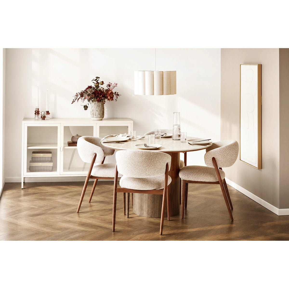 3er Set Kerzenhalter Glossy - in 3 Farben aus Glas