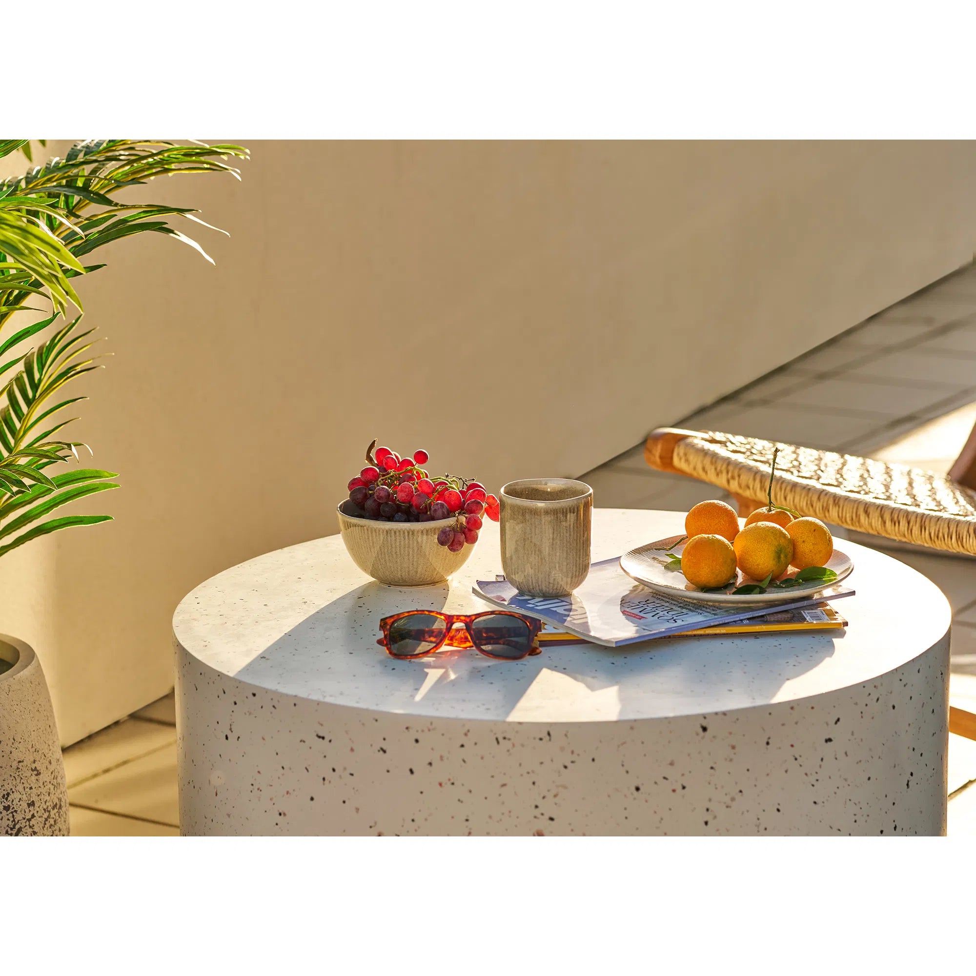 Teller Haviona – aus Steingut gefertigt in beige (4er Set)