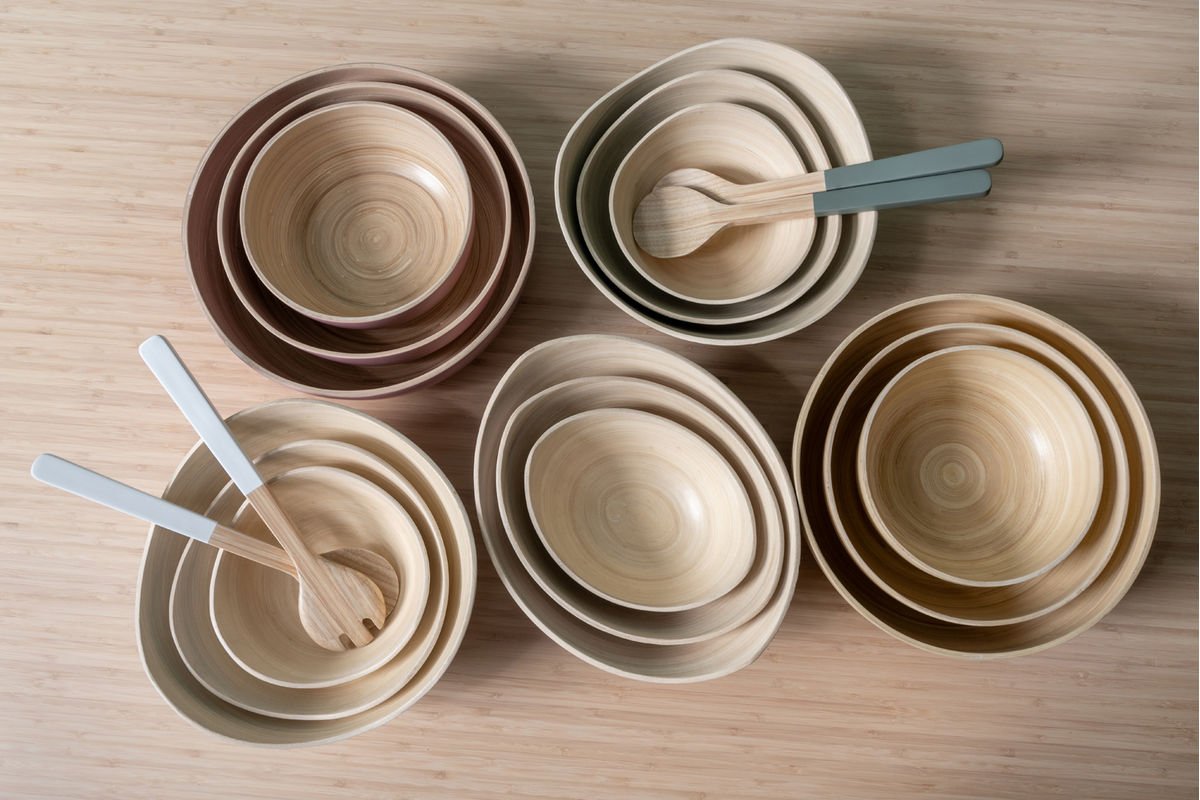 Schale Clarioné – gefertigt aus Bamboo (3er Set)