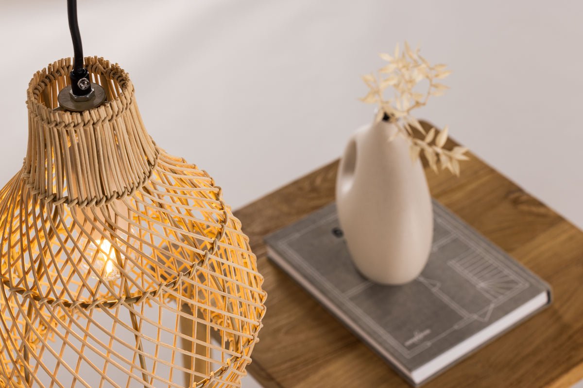 Pendelleuchte „Johannesburg “ – Aus Rattan in Naturoptik
