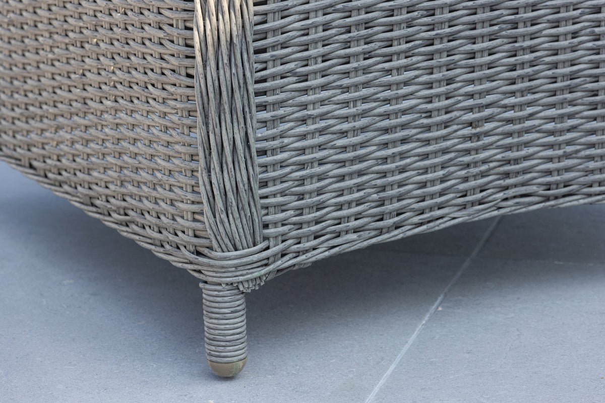 2er Set - Gartenstuhl London aus synthetischem Rattan