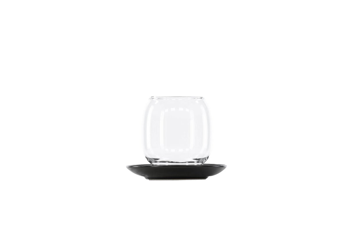 Laterne Nordlicht - Laterne aus Glas und Steinzeug