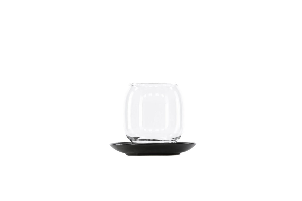 Laterne Nordlicht - Laterne aus Glas und Steinzeug
