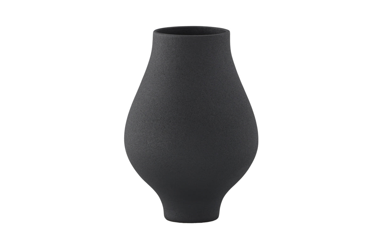 Vase Rellis Ø14 cm – Zeitlose Keramik mit feinen Sprenkeln