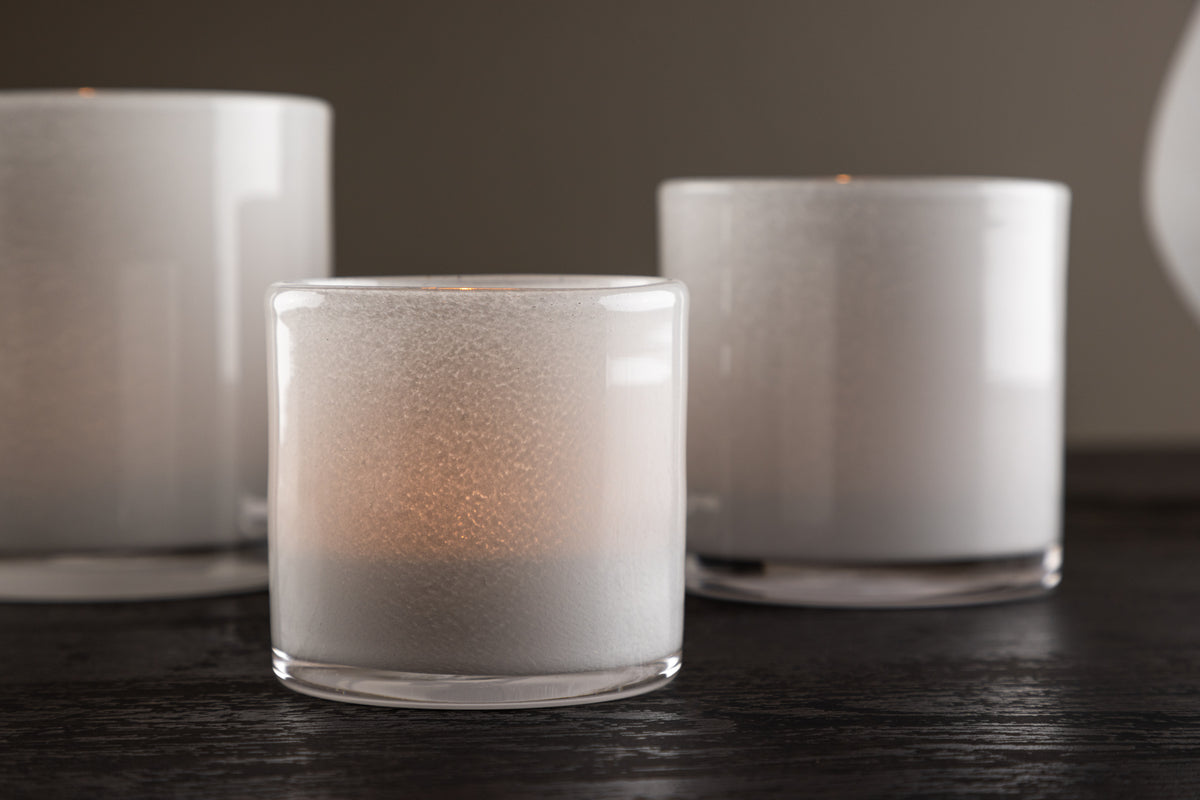 Laterne Polar - Laterne aus Glas in verschiedenen Farben