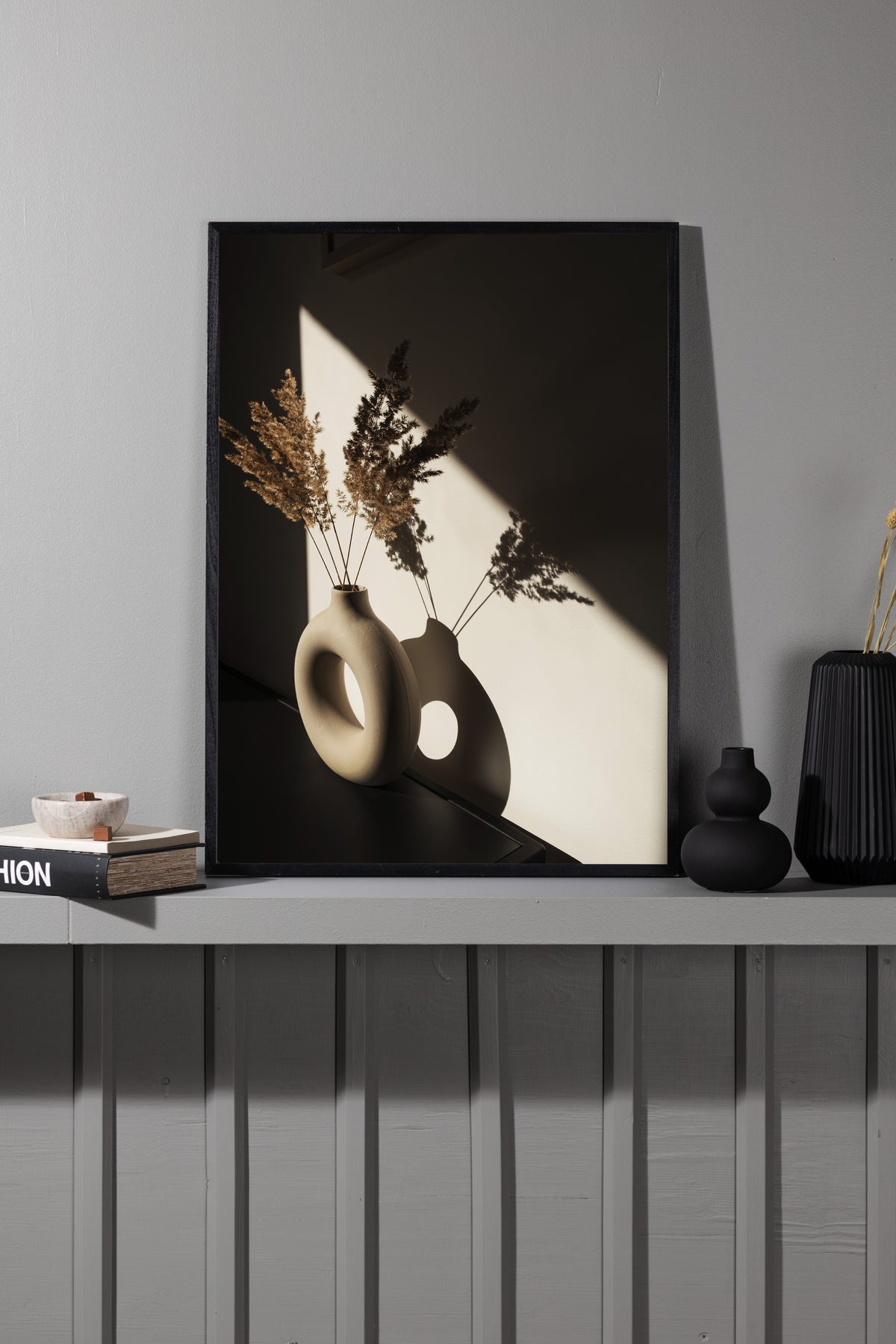 Poster Schattenmotiv aus hochwertigem Papier