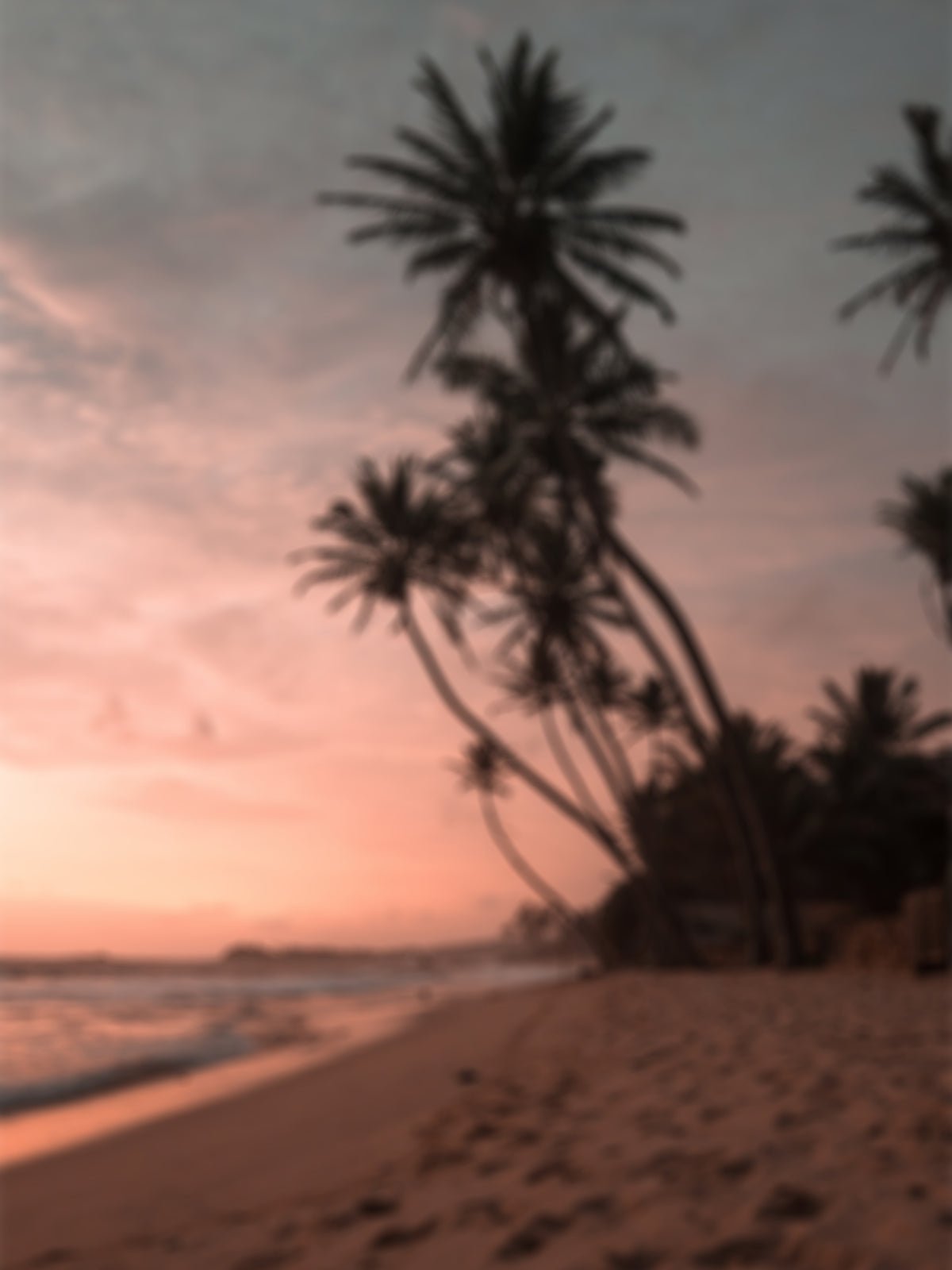 Poster Beach aus hochwertigem Papier