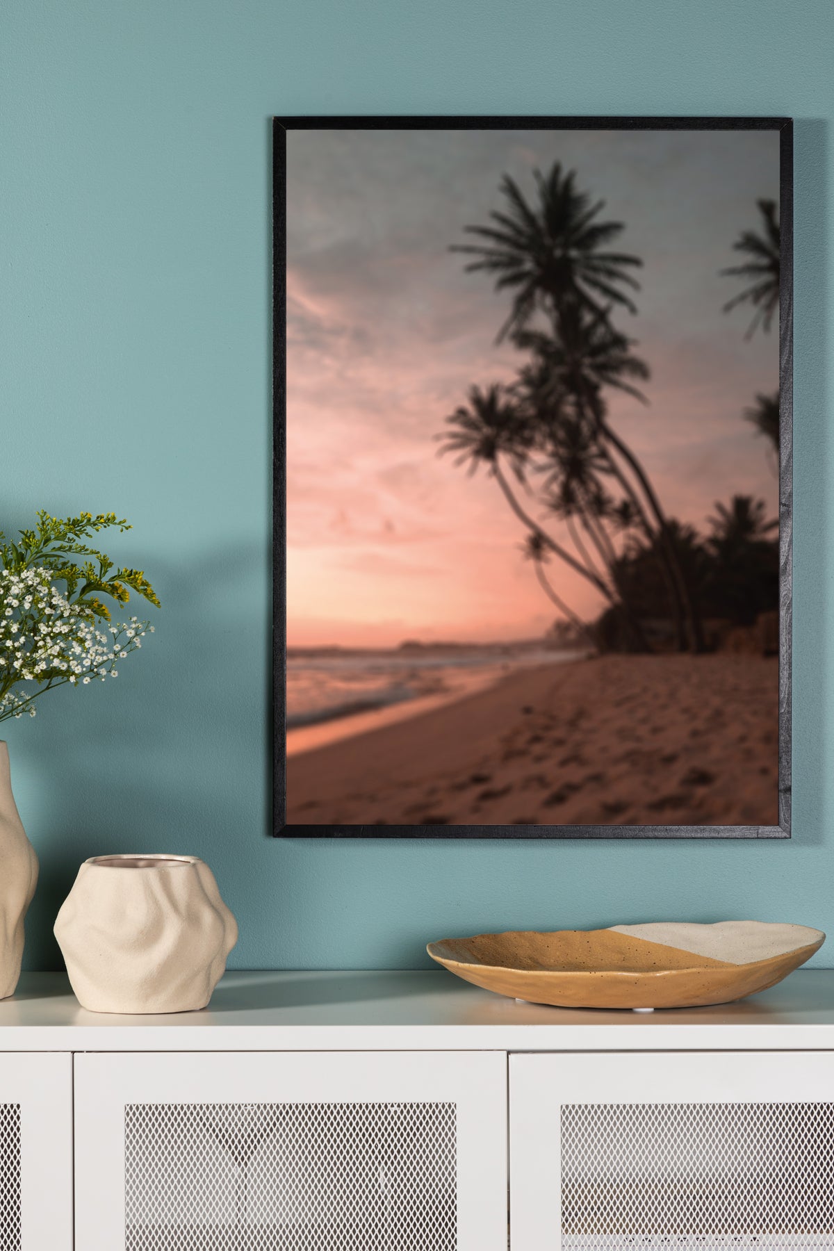 Poster Beach aus hochwertigem Papier