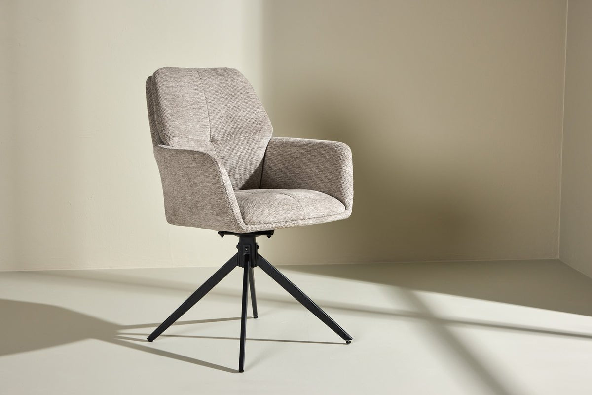 2er Set - Stuhl Marko pflegeleicht in den Farben Braun oder Weiß