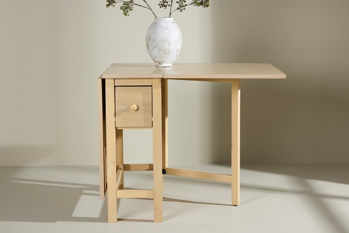 Esstisch Martha - rechteckiger ausziehbarer Esstisch getüncht