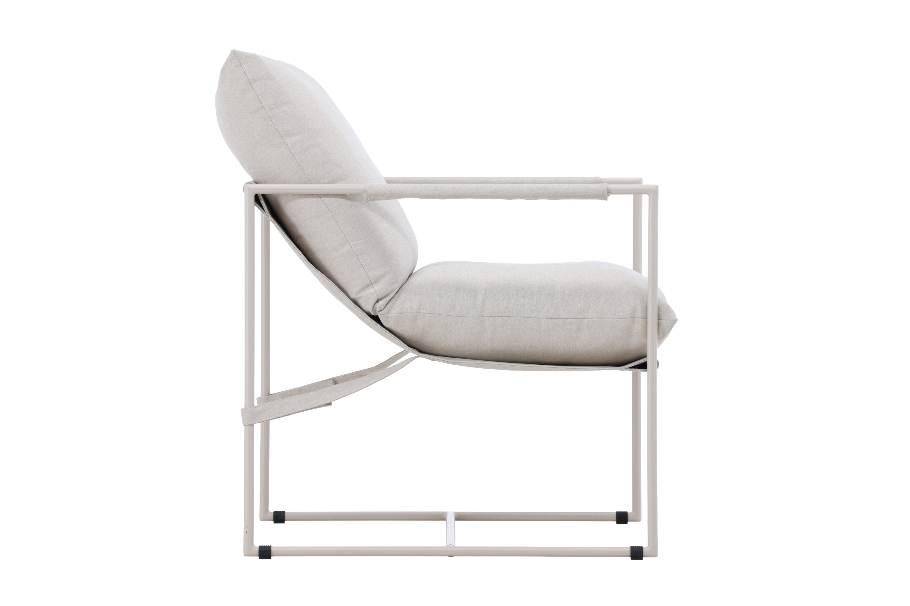 Stuhl Brika - In Beige mit Sitzkissen