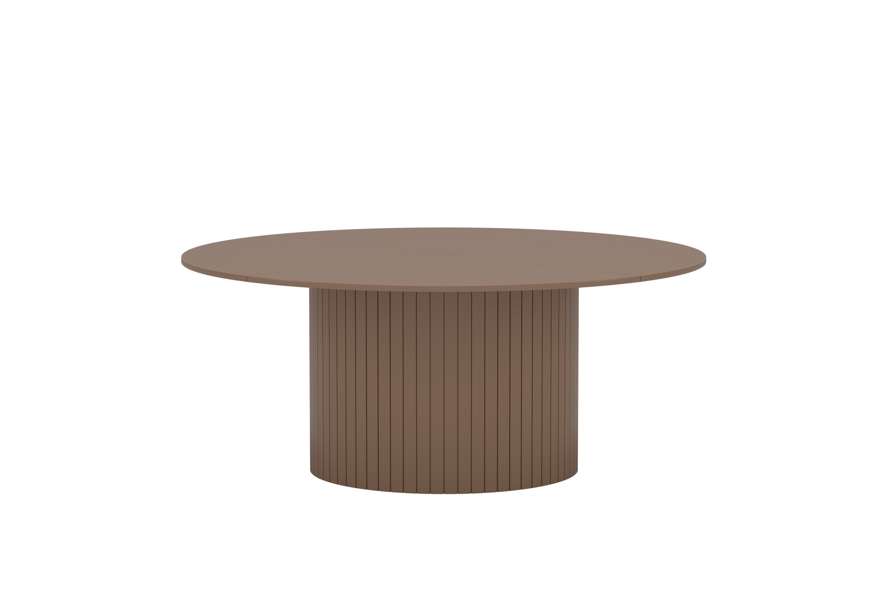 Esstisch Welora - Beige in rundem Design